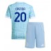 Juventus Lois Openda #20 Bortedraktsett Barn 2025-26 Kortermet (+ Korte bukser)